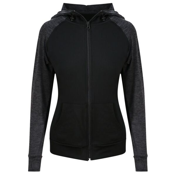 Women's cool contrast zoodie Thumbnail